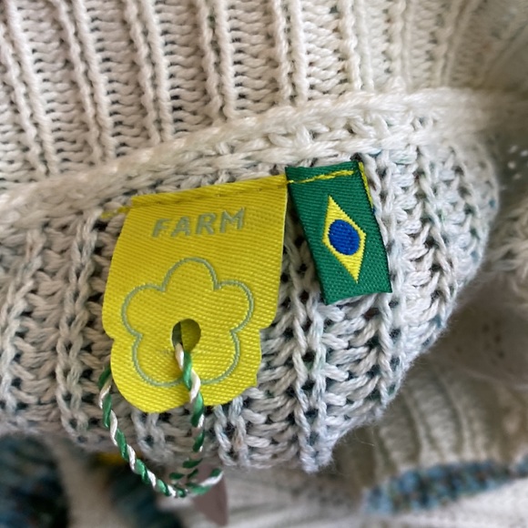 NWT Farm Rio gorgeous embroidered sweater Large P - Picture 7 of 8